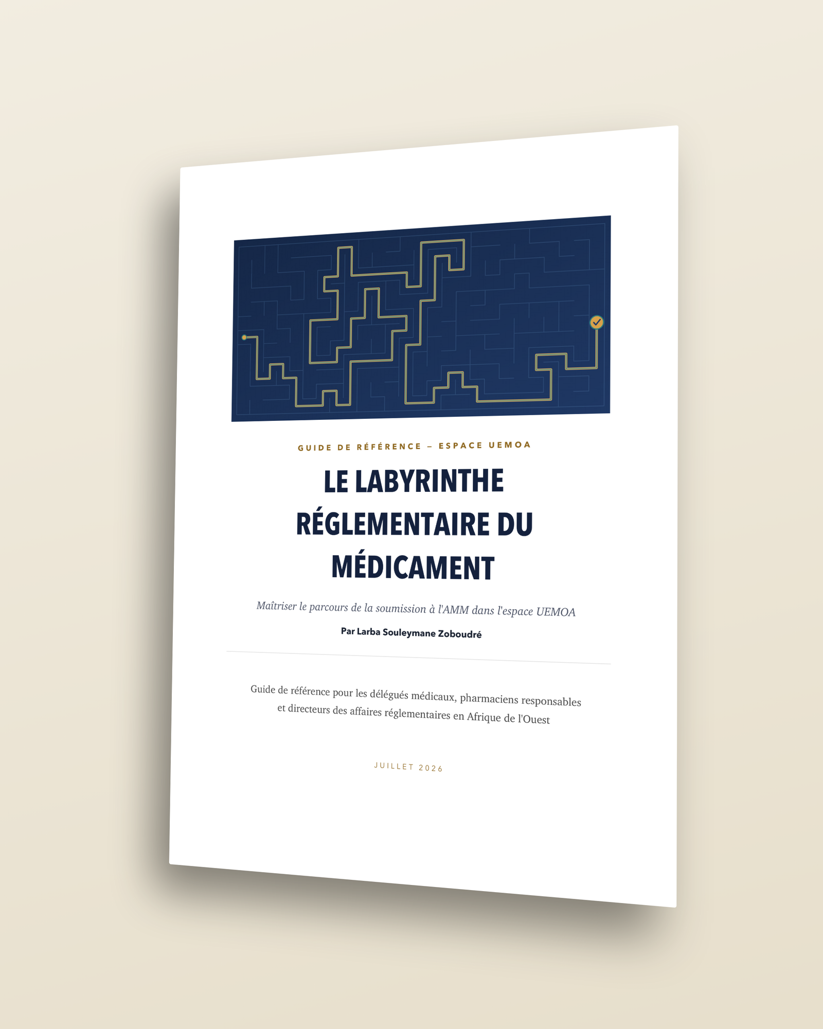 Le guide Le Labyrinthe Réglementaire du Médicament — UEMOA